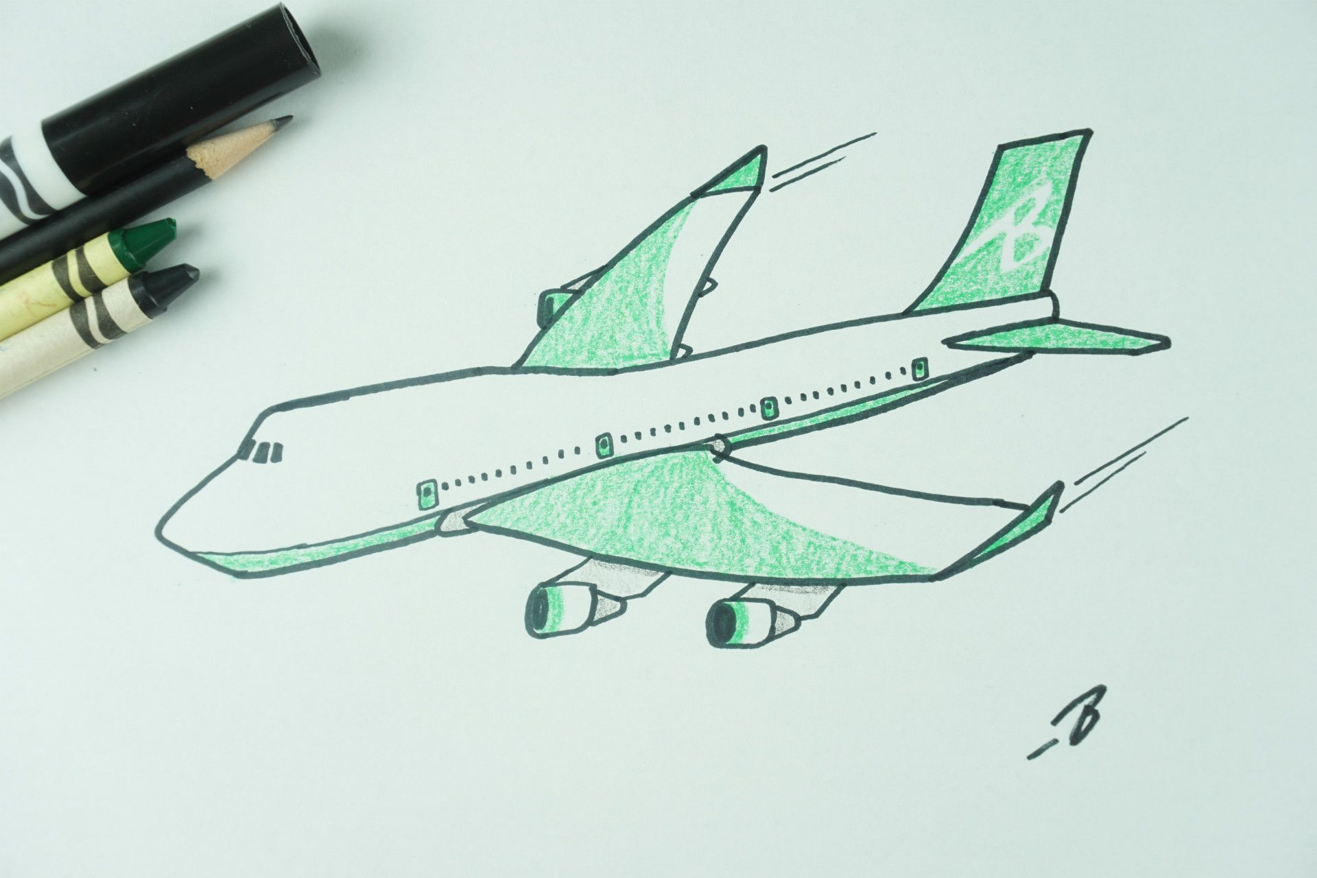 ï¸  How to Draw: An Airplane