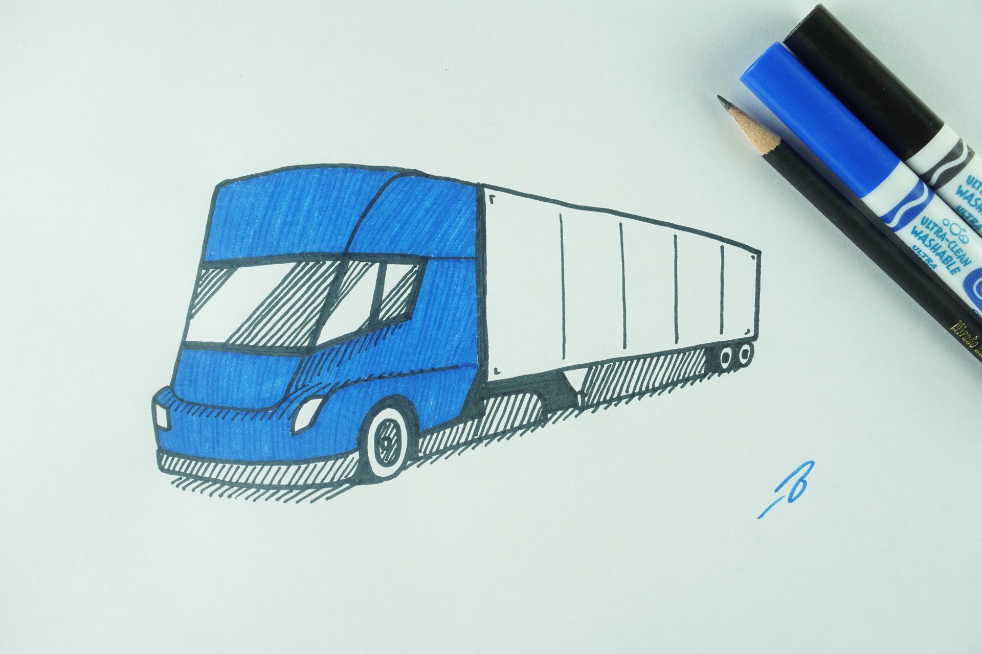 ✏️ How to Draw: A Truck
