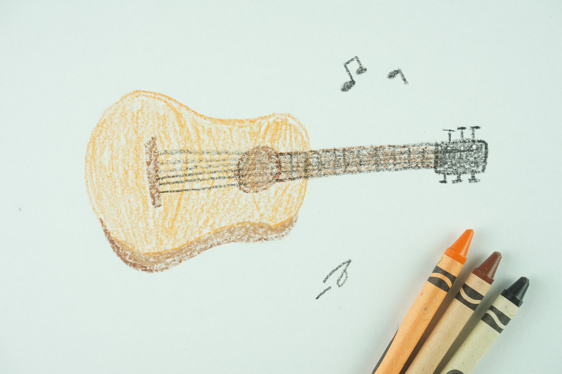 🖍️ How to Draw: A Guitar