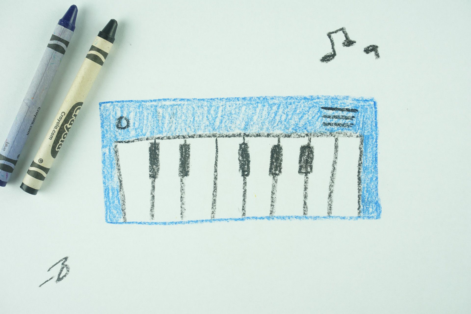 🖍️ How to Draw: A Keyboard Piano