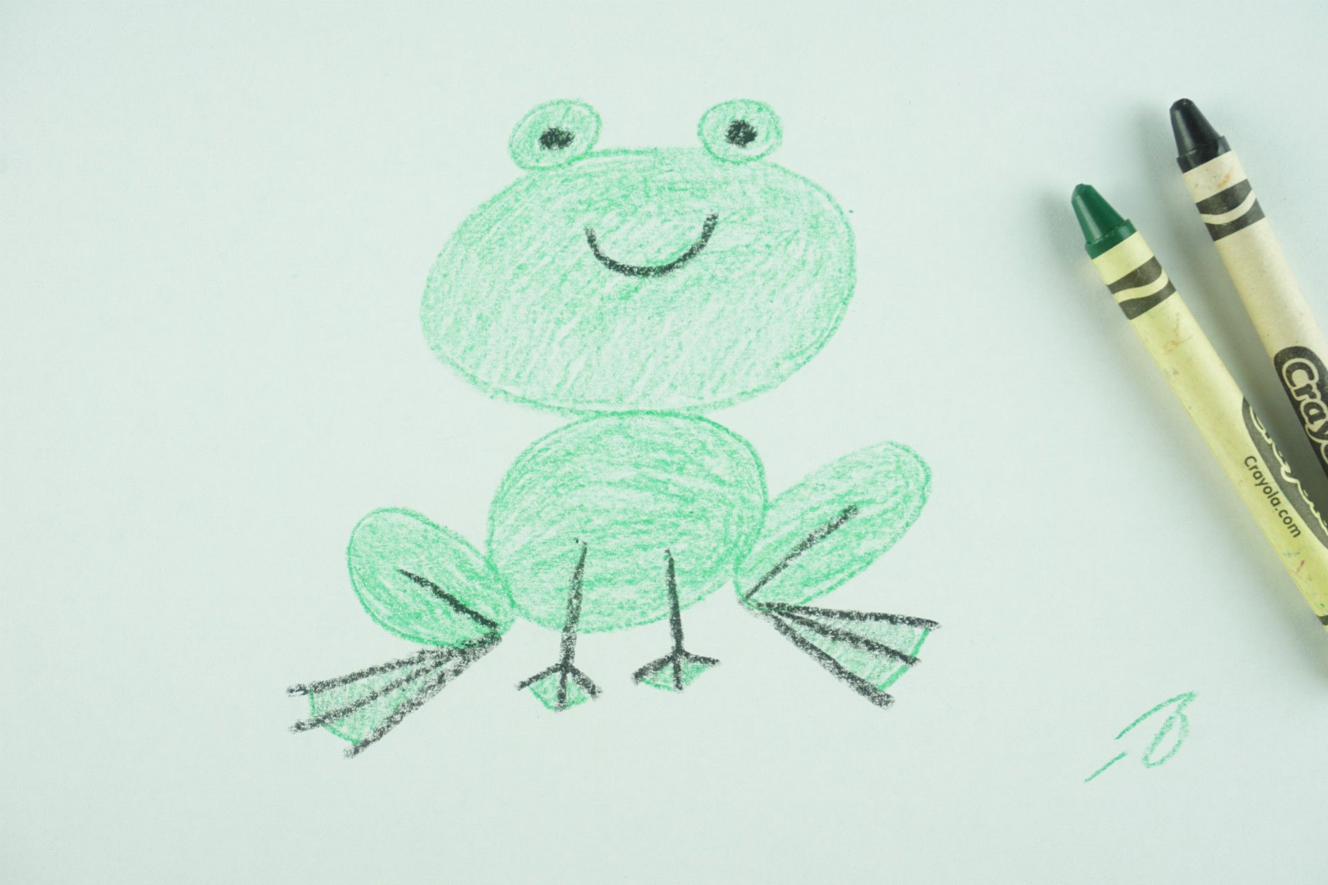 🖍️ How to Draw: A Frog