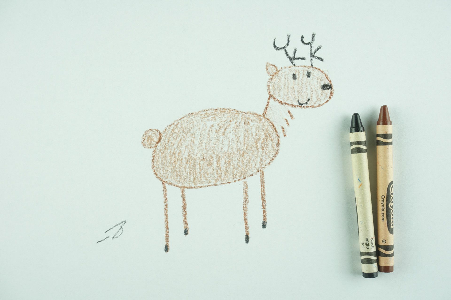 🖍️ How to Draw: A Reindeer