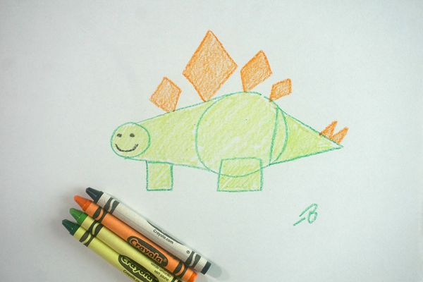 🖍️ How to Draw: Stegosaurus