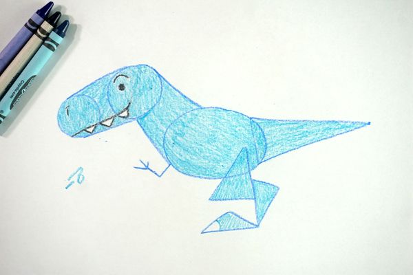 🖍️ How to Draw: T-Rex