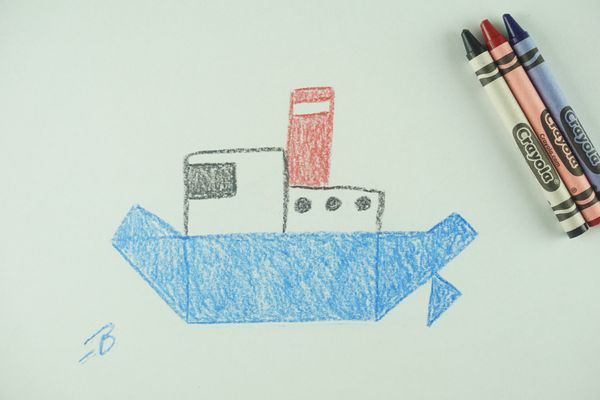 🖍️ How to Draw: A Tugboat