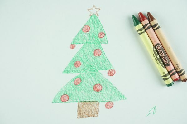 🖍️ How to Draw: A Christmas Tree