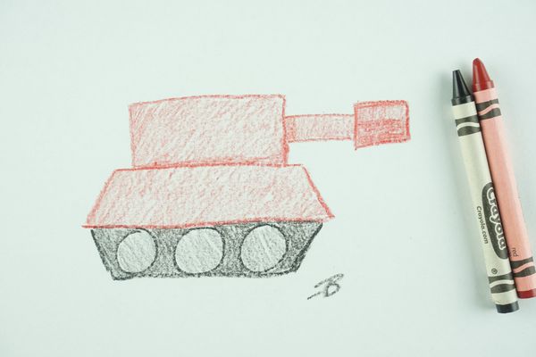 🖍️ How to Draw: A Tank